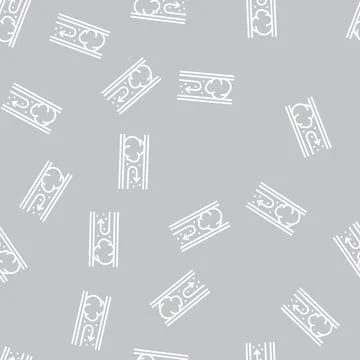Vascular occlusion line seamless pattern 库存插图