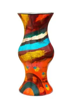 Vase with abstract pattern Stock Photos