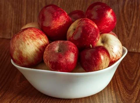 Vase with apples Stock Photos