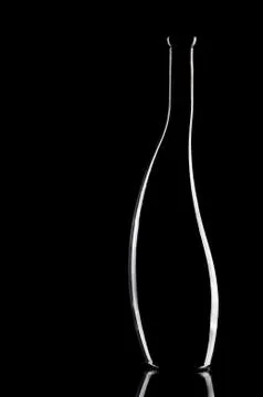 Vase on the black background Foto stock