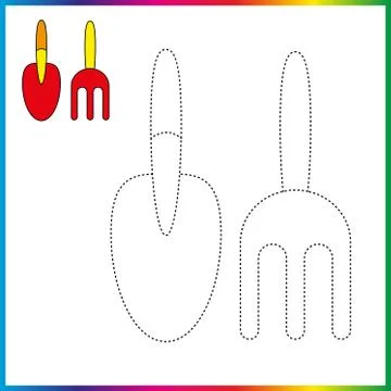 VASE , connect the dots and coloring page. Worksheet - game for kids. Restore Illustrazione stock