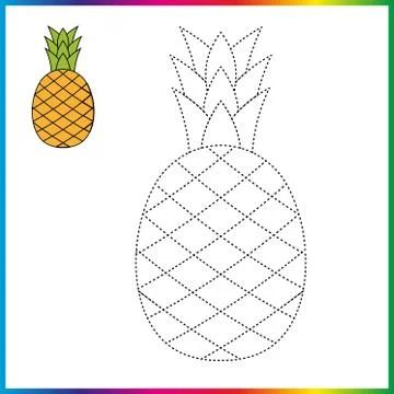 VASE , connect the dots and coloring page. Worksheet - game for kids. Restore Stock Illustration