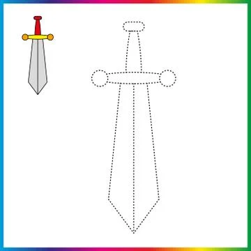 VASE , connect the dots and coloring page. Worksheet - game for kids. Restore Stock Illustration