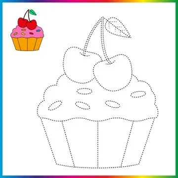 VASE , connect the dots and coloring page. Worksheet - game for kids. Restore Stock Illustration