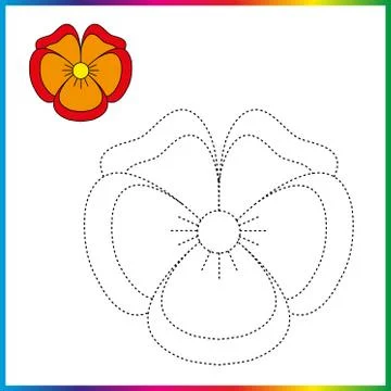 VASE , connect the dots and coloring page. Worksheet - game for kids. Restore Stock Illustration