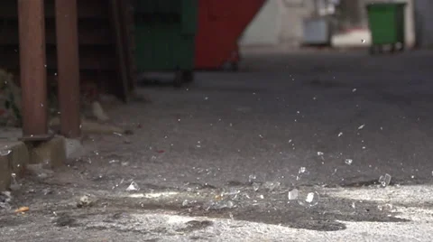 Vase Exploding at 480fps Stock Footage 44266872