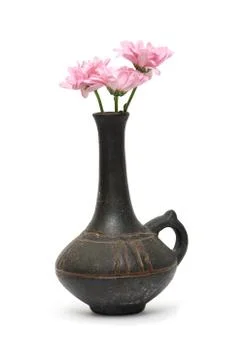 Vase with flower Stock Photos