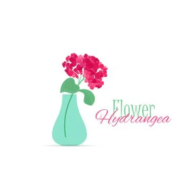 Vase of flowers Stock Illustration