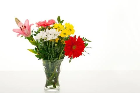 Vase of flowers Stock Photos