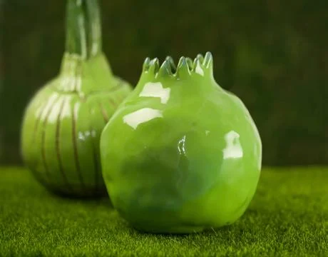 Vase for flowers of round shape Stock Photos