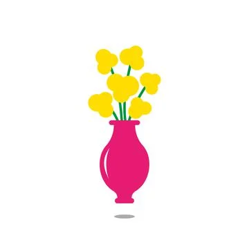 Vase Icon Single Stock Illustration