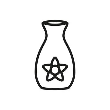Vase icon vector design templates simple and modern Stock Illustration