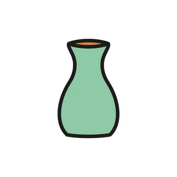 Vase icon vector design templates simple and modern Stock Illustration