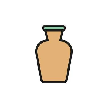 Vase icon vector design templates simple and modern Stock Illustration