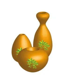 Vase Stock Illustration