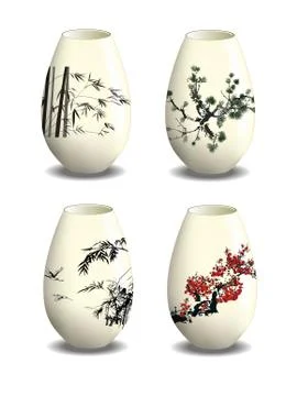 Vase Illustrazione stock