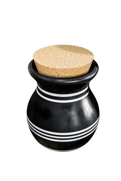 Vase isolated on white background Stock Illustration