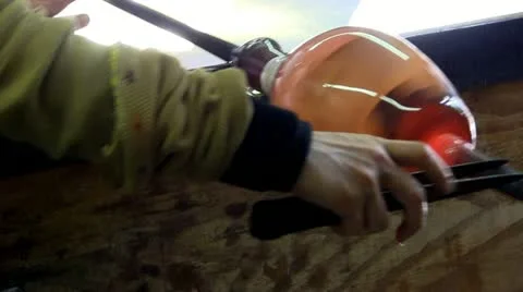 Vase taking shape; 12 Video stock 12317240