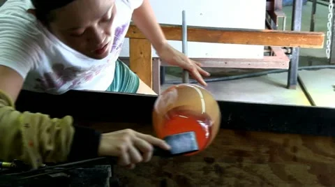 Vase taking shape; 8 Stock Footage 12317079