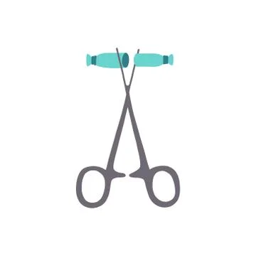 Vasectomy doodle icon, vector illustration Stock Illustration