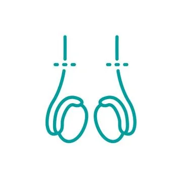 Vasectomy flat icon, vector illustration Stock Illustration