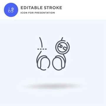 Vasectomy icon vector, filled flat sign, solid pictogram isolated on white, logo Stock Illustration