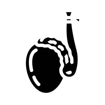 Vasectomy urology glyph icon vector illustration イラスト素材