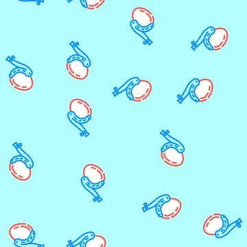 Vasectomy urology vector seamless pattern Stock Illustration