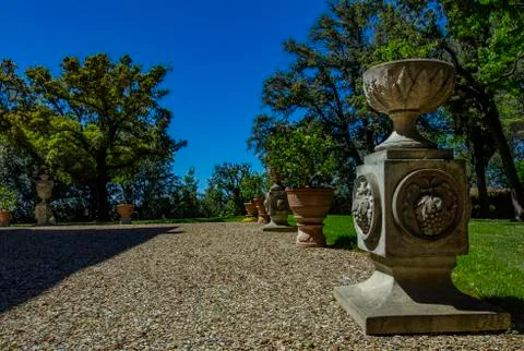 Vases and monuments Stock Photos