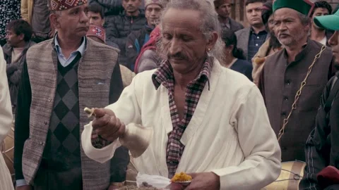 Vashisht Ceremony Ritual Stock Footage 130409850