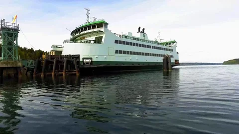 Vashon Ferry 4k Stock Footage 106667129