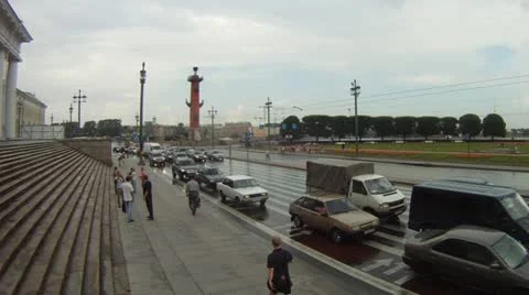 Vasilevsky island Stock Footage 10835989