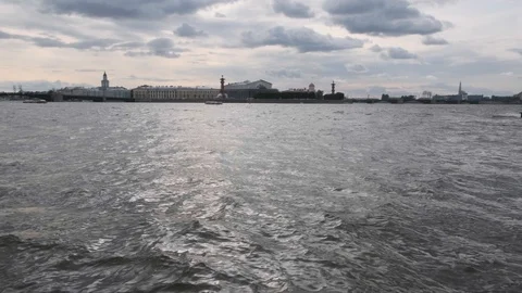 Vasilyevsky Island Stock Footage 115015102