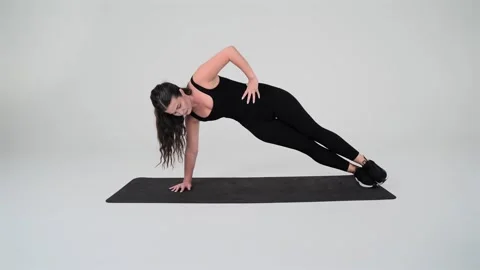 Vasisthasana (Side Plank) Stock Footage 314186160