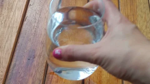 Vaso de agua 3 Video stock 119113670