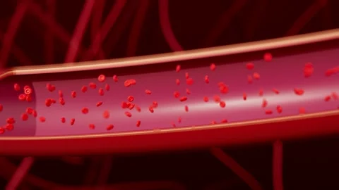 Vasodilation Relaxing An Artery So The Bore Opens Wide And Blood Runs Freely Видео 343254787