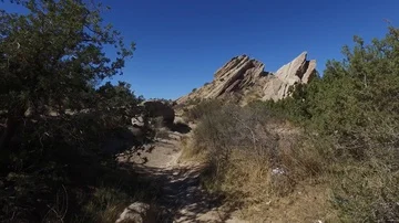 Vasquez Rocks Stockbeeldmateriaal 85998630