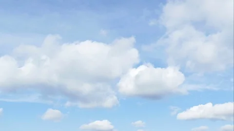 The vast blue sky and clouds sky Stock Footage 73622743