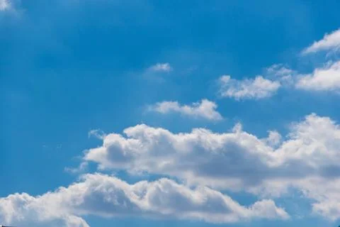 The vast blue sky and clouds sky Stock Photos