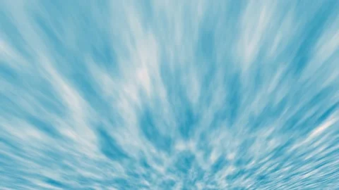 A vast blue sky with light clouds opened up above the viewer. Stock Footage 234769740