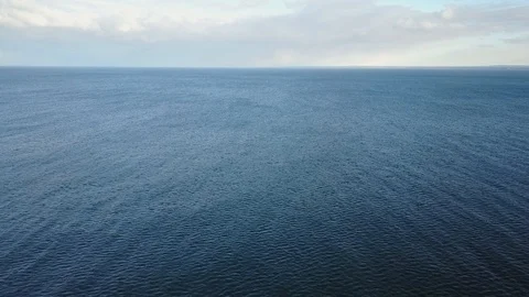 Vast blue water Stock Footage 85589322