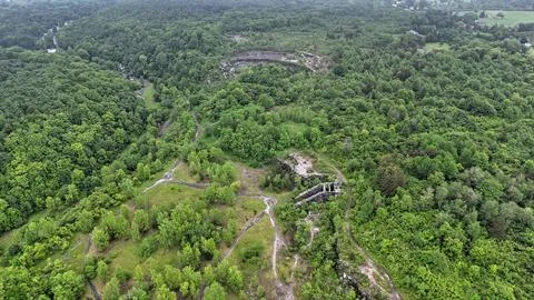 Vast Expanse - Split Rock Quarry - Syracuse, NY 库存照片