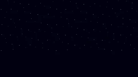 A vast field of tiny white stars scattered across a deep black night sky Video stock 335117212