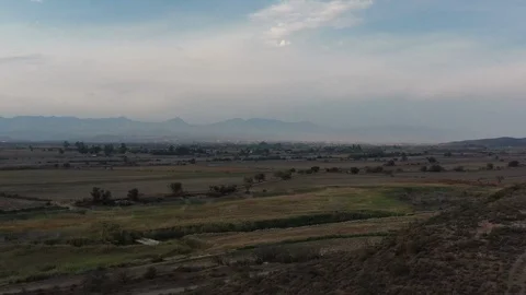 Vast Landscape Drone Shot Stock Footage 124667032