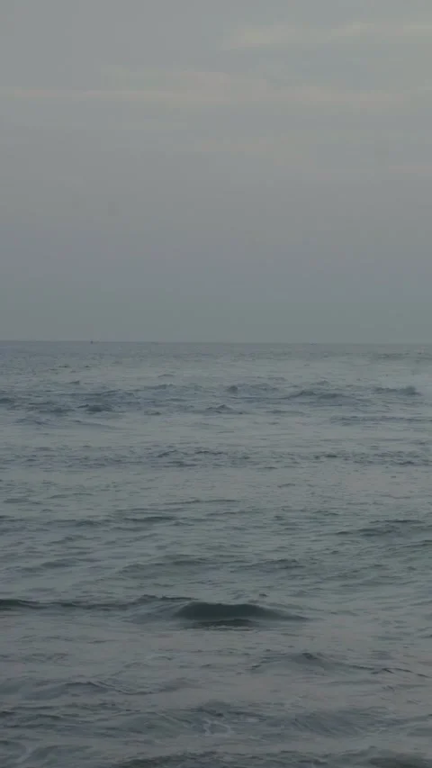 Vast sea in the afternoon Stock Footage 341091492