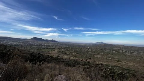 The vast valley. Stock Photos