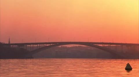 Vasterbron, Stockholm Stock Footage 11302219