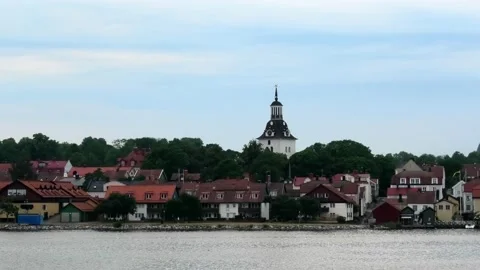 Västervik, Småland, Sweden Stock Footage 221189696