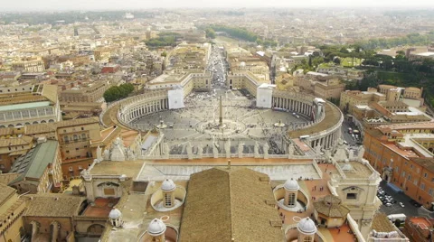 Vatican aerial Stockbeeldmateriaal 5090055