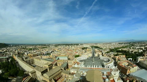 Vatican aerial view Stock Footage 63803321
